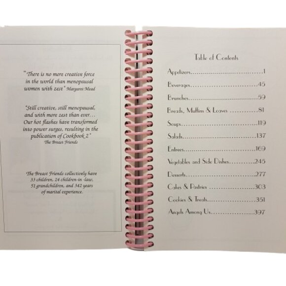 Breast Cancer Canada Tee Shirt Large US L Breast of Friends Cookbooks Vol 1 & 2 - Picture 13 of 16